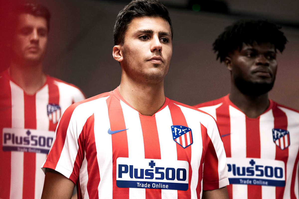 Actualização de camisola em casa do Atlético Madrid 2019-20